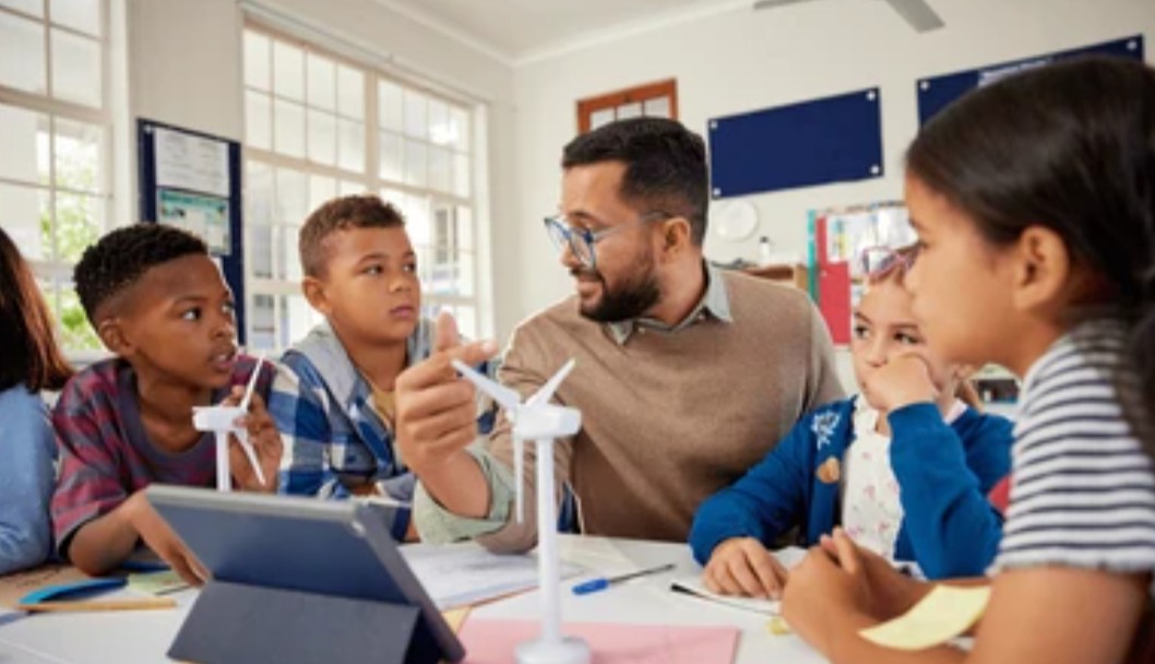 Teachers using math resources